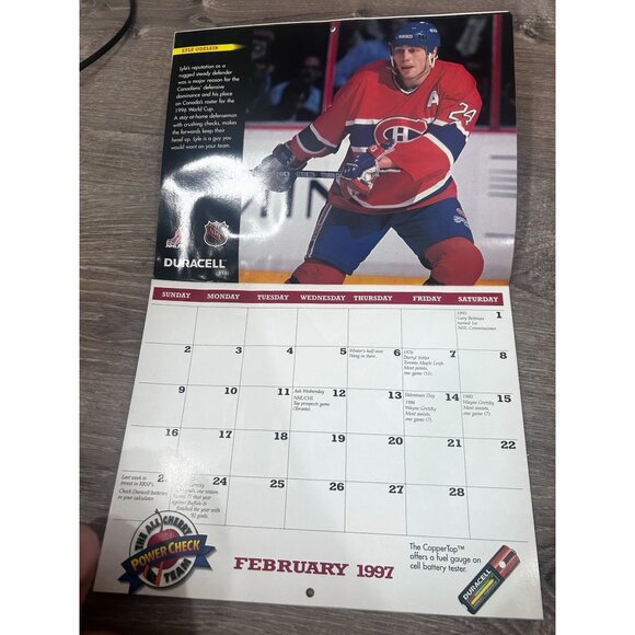 Don Cherry The All Cherry Power Check Team 1997 Calendar From Duracell - Picture 3 of 5